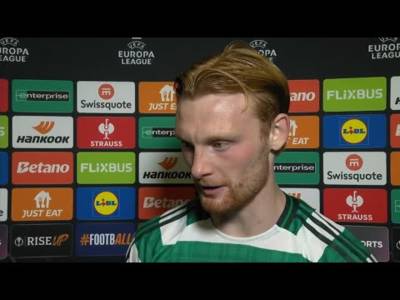 Liam Scales Post Match Reaction | Celtic 2-1 Sturm Graz