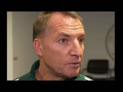 Brendan Rodgers Confirms CCV Out For 5 Months & Looks Ahead To Hearts Game