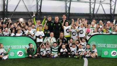 Celtic and JD hold community coaching day at Barrowfield