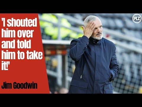?️’I shouted him over and told him to take it!’ | Jim Goodwin Post Match