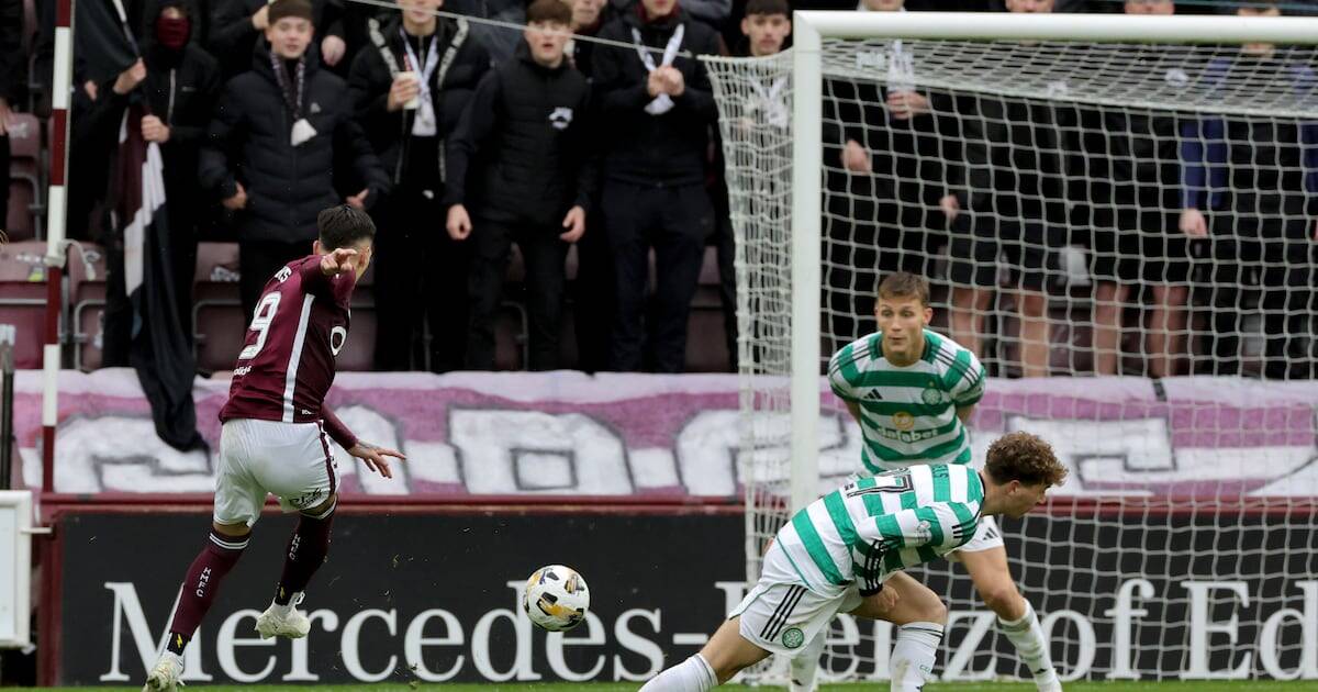 Hearts comprehensively beat Celtic to go eight points clear