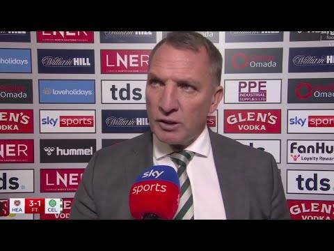 Brendan Rodgers Post Match Interview | Hearts 3-1 Celtic