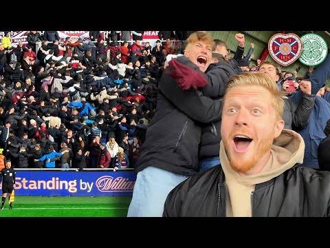 ? Crazy Atmosphere as Hearts Smash Celtic!