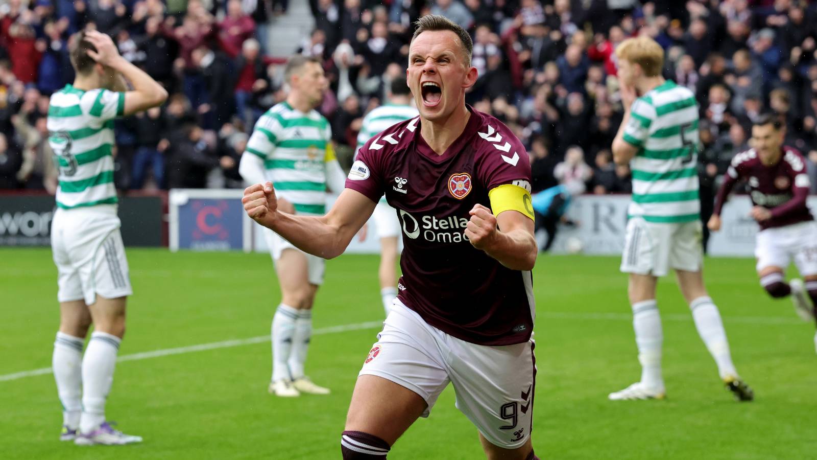 Hearts 3 Celtic 1: Derek McInnes’s men surge eight points clear at top of Premiership