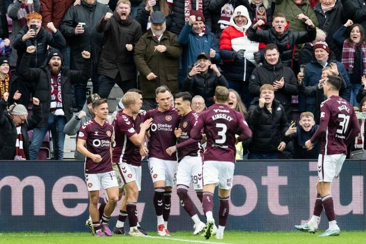 Hearts keep dream start on track with win over Celtic to go eight points clear