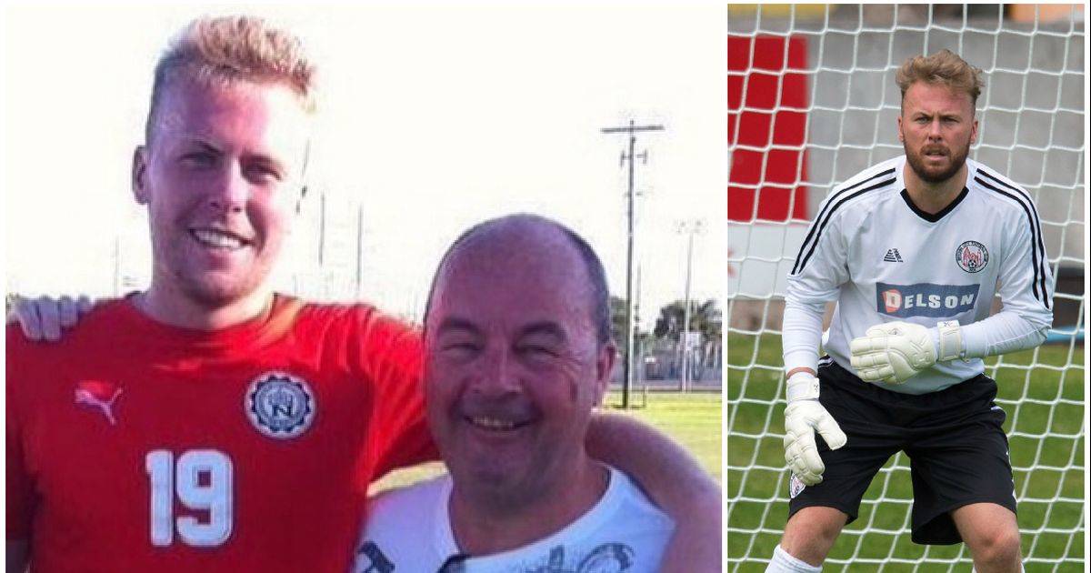 The goalkeeper turning hand to fashion in bid to boost mental health support after dad’s tragic passing