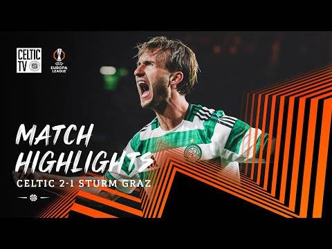 UEFA Europa League Highlights | Celtic 2-1 Sturm Graz (23/10/25)
