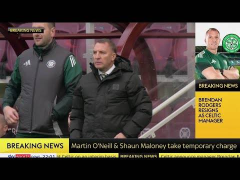 Brendan Rodgers Resigns As Celtic Manager, Martin O’Neil in As Interim Manager