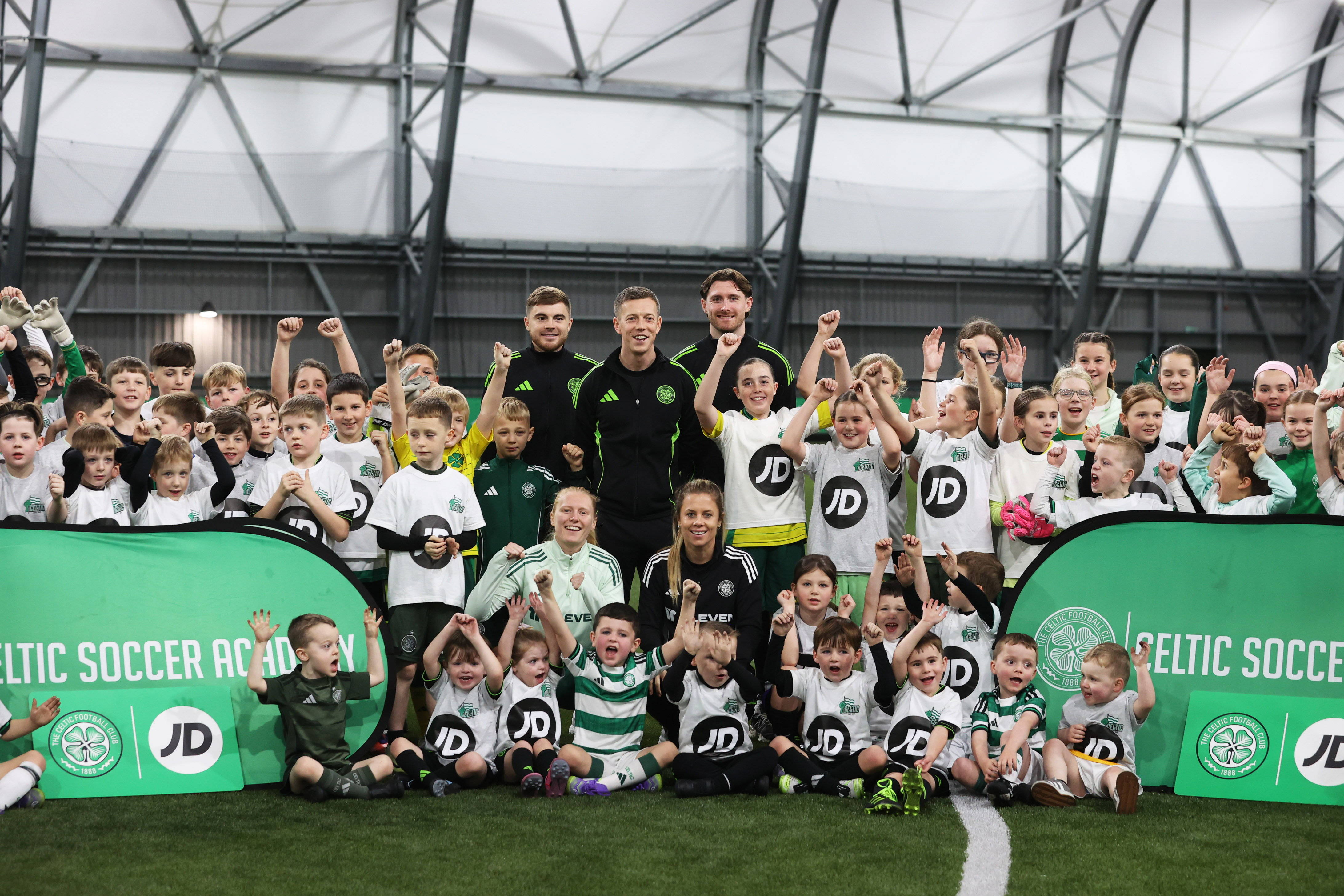 Celtic players join community coaching event at new Barrowfield Training Centre