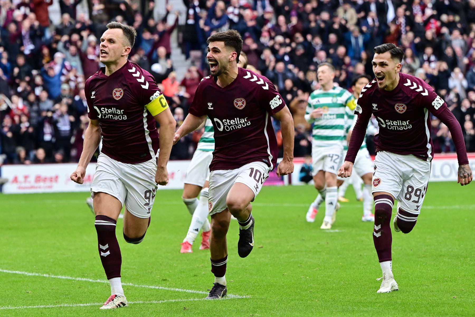 Hearts title odds slashed again after resounding victory over Celtic