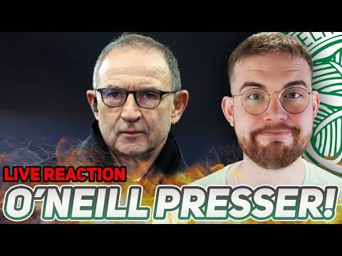 Martin O’Neill First Press Conference Since Becoming Interim Celtic Manager! | Live Reaction!