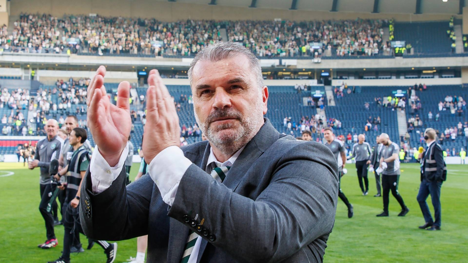 Huge Ange Postecoglou update after former Celtic boss rated among favourites to be next permanent Hoops boss