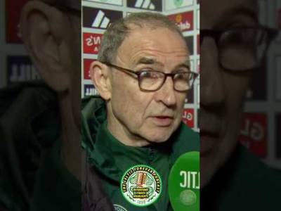 Martin O’Neill post match Celtic 4-0 Falkirk