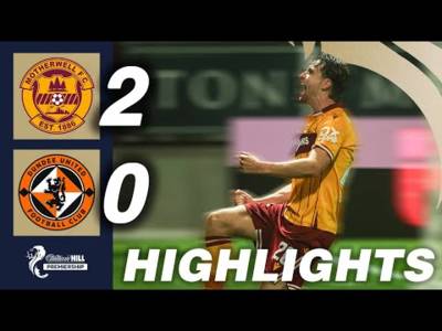 Motherwell 2-0 Dundee United | HIGHLIGHTS | William Hill Premiership