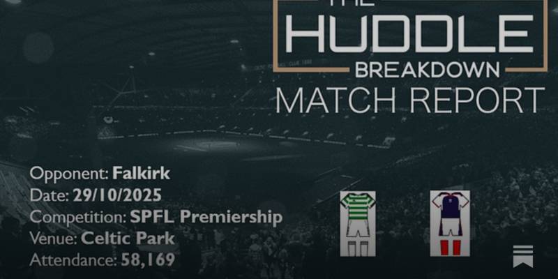 Celtic 4, Falkirk 0 – 29th October, 2025 Celtic 4, Falkirk 0 – 29th October, 2025