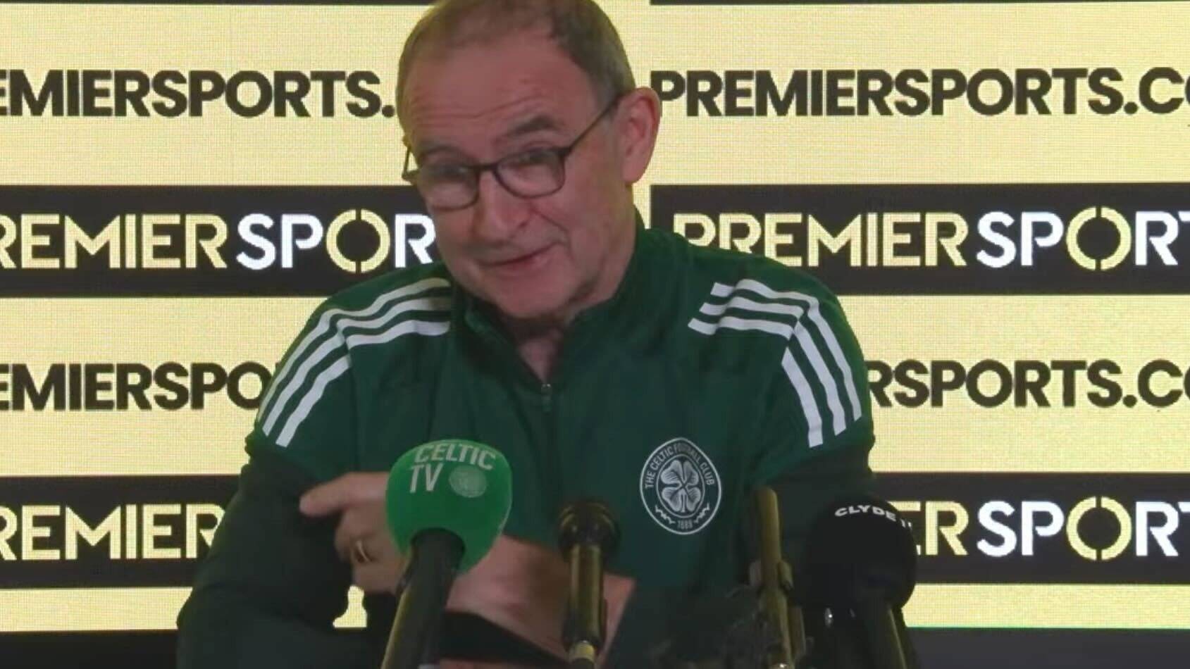 Celtic boss Martin O’Neill’s brilliant ‘don’t try that’ response to daft Rangers question