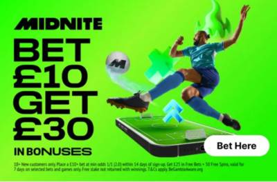 Celtic vs Rangers: Get £30 in football free bets when you join Midnite Celtic vs Rangers: Get £30 in football free bets when you join Midnite