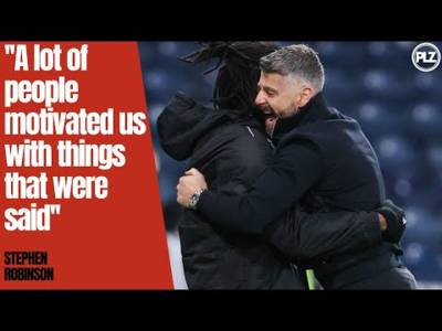 🗣️’A lot of people motivated us with things that were said’ | Stephen Robinson Post Match Reaction
