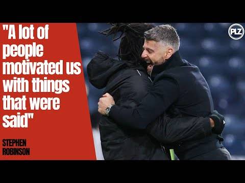 ?️’A lot of people motivated us with things that were said’ | Stephen Robinson Post Match Reaction
