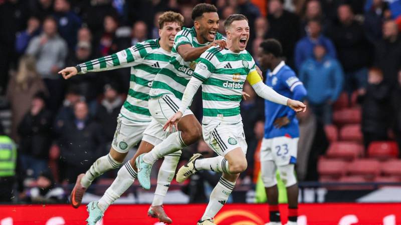 Captain leads Celtic into League Cup final with derby win at Hampden