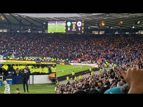 Celtic Fans MOCKING Rangers During 3-1 Win | Go Home, Bye Bye, Walking Away, Danny Rohl Merry Xmas?