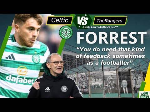 Celtic winger on the manager as Celtic V Rangers today
