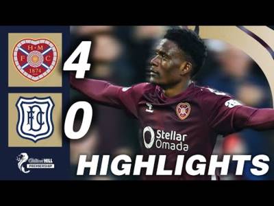 Heart of Midlothian 4-0 Dundee | HIGHLIGHTS | William Hill Premiership
