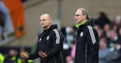 New Celtic dugout dynamic in full view as Shaun Maloney takes centre stage to show aura alone won’t cut it