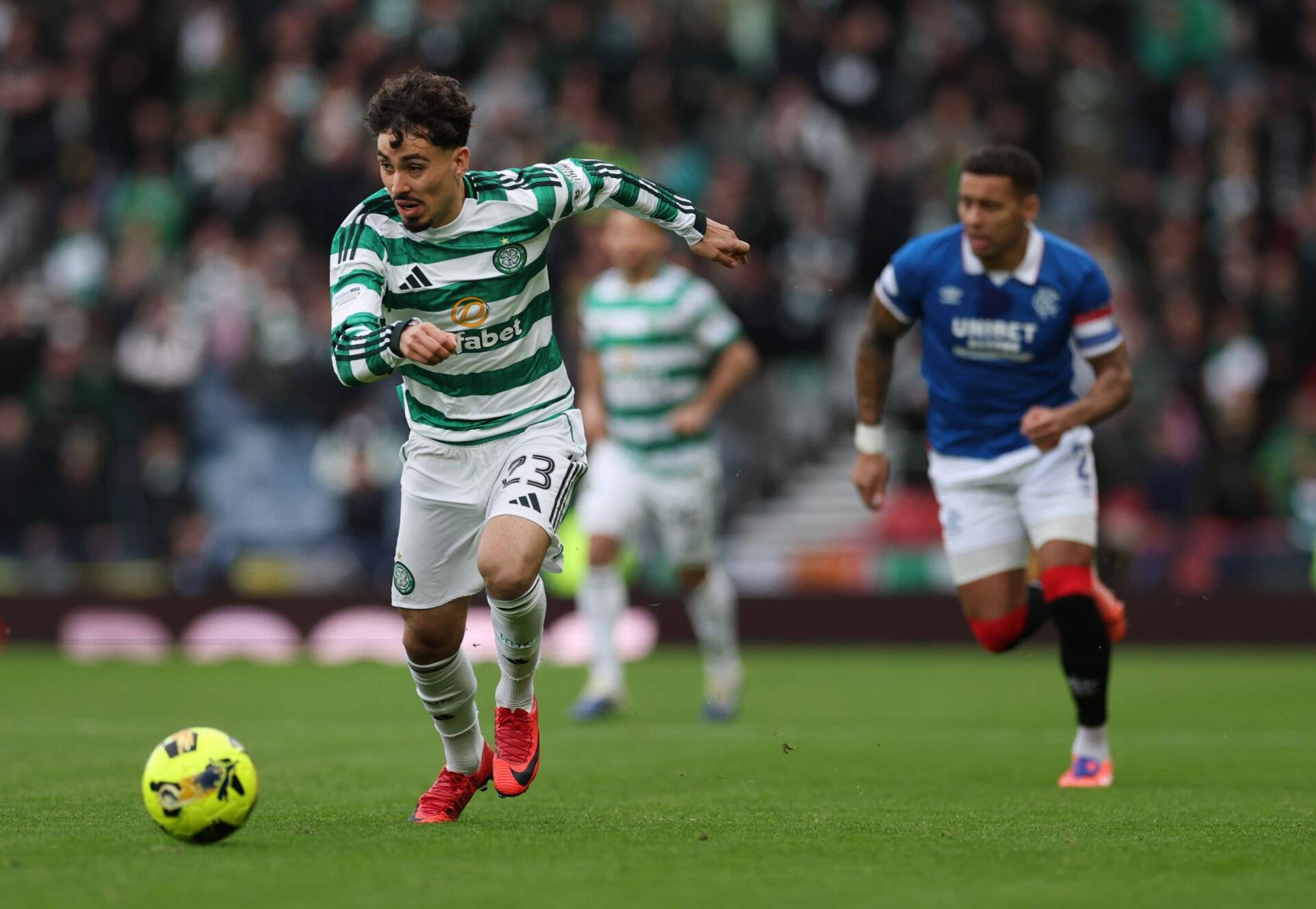 Andy Halliday says Celtic’s Sebastian Tounekti made Rangers man have ‘one of the worst halves’ ever