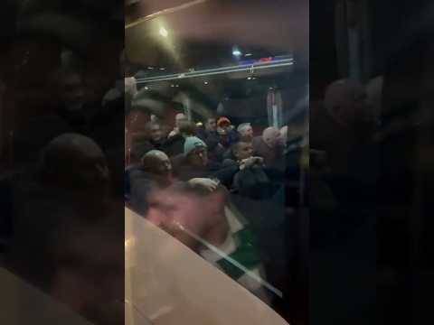 Celtic Fans Taunting Rangers Supporters Bus? #celticfc #rangersfc #football #sadface #celticrangers