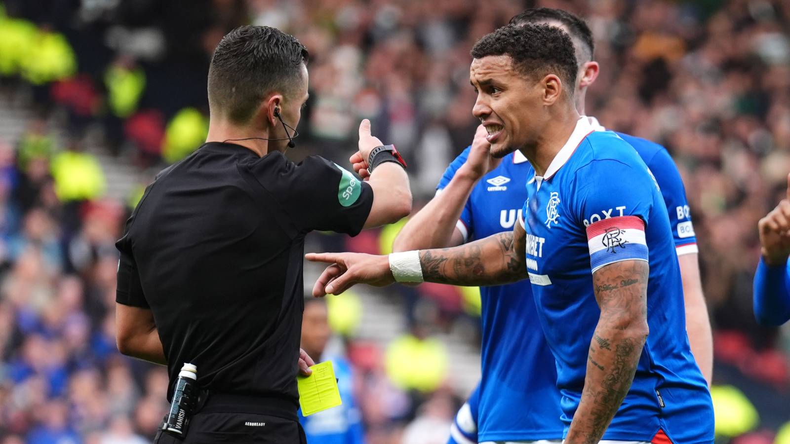 Reason referee Nick Walsh didn’t send off Celtic centre-half Auston Trusty revealed