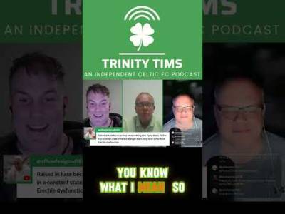 Eric suggests that the Ibrox side are raised to be hateful Eric suggests that the Ibrox side are raised to be hateful