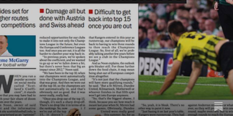 The Race For European Football This Season!