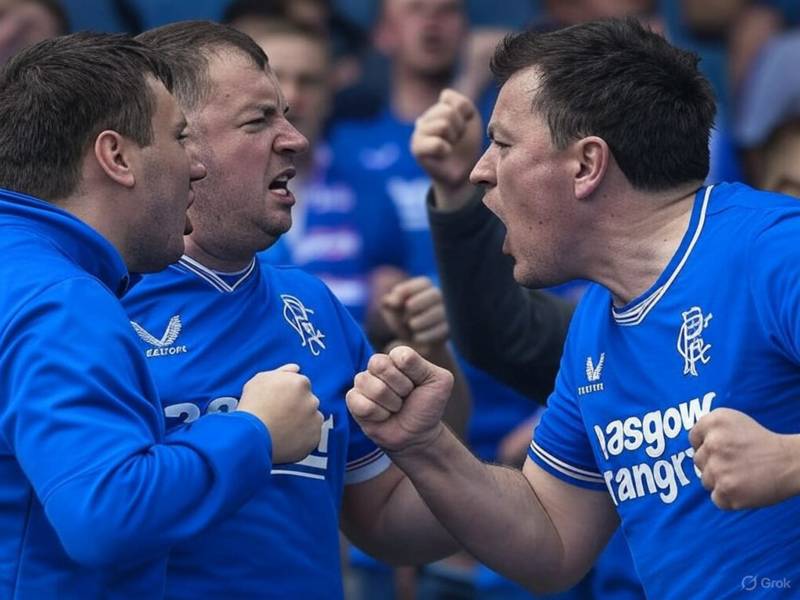 Watch some hilarious Bear on Bear as Celtic defeat makes broken Rangers fans turn on each other outside Hampden Watch some hilarious Bear on Bear as Celtic defeat makes broken Rangers fans turn on each other outside Hampden