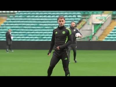 Callum Osmand Training With The Celtic Squad & Now Available For Europa League Games