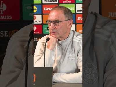 🗣️ “I’m genuinely excited by the game.” #UEL | #MidtjyllandCeltic | #CelticFC🍀