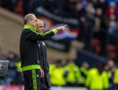 Maloney takes training at Celtic Park ahead of FC Midtjylland test