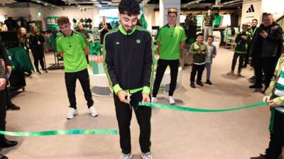 Players and fans enjoy official opening of new Celtic flagship store Players and fans enjoy official opening of new Celtic flagship store