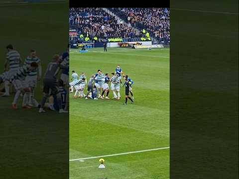 Theo Aasgaard Red Card 🍊😂 #celtic #celticfc #rangersfc #celticrangers #scottishfootball