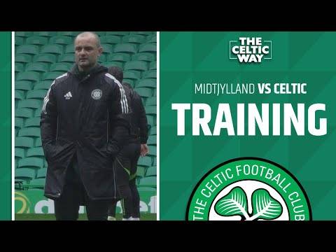 WATCH Celtic training at Celtic Park ahead of travelling to face Midtjylland in the Europa League