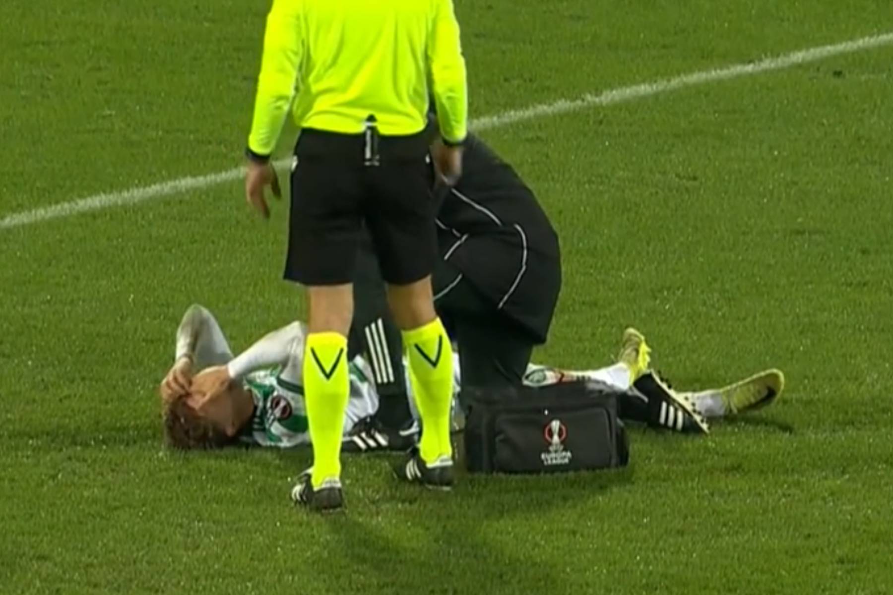 Cruel Celtic injury blow as Callum Osmand stretchered off in floods of tears