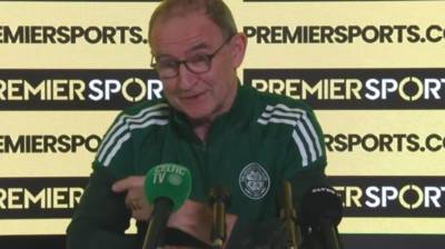Martin O’Neill on if Kelechi Iheanacho and Alistair Johnston travelled with Celtic squad to Midtjylland
