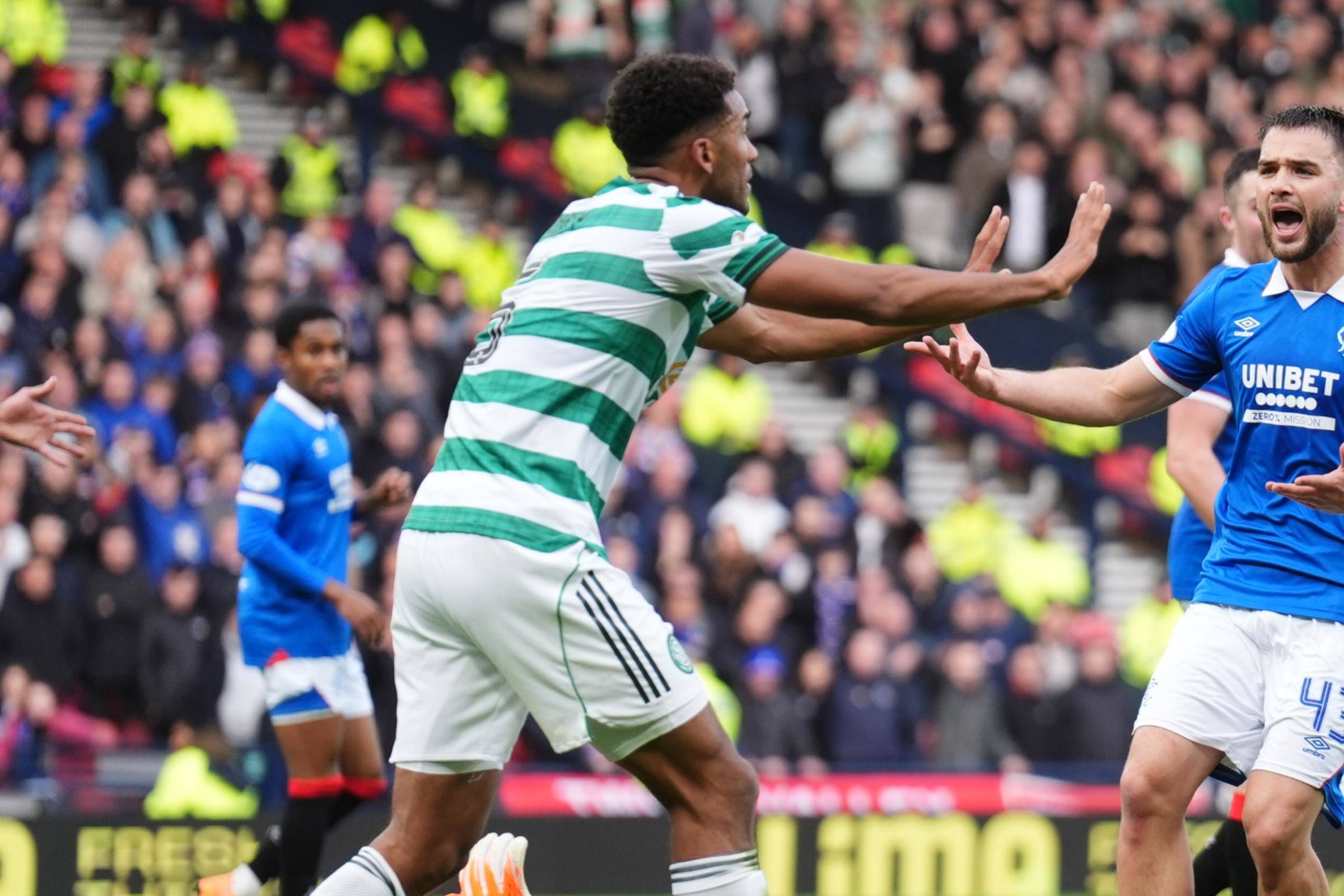Auston Trusty defends himself over Jack Butland Celtic vs Rangers flashpoint