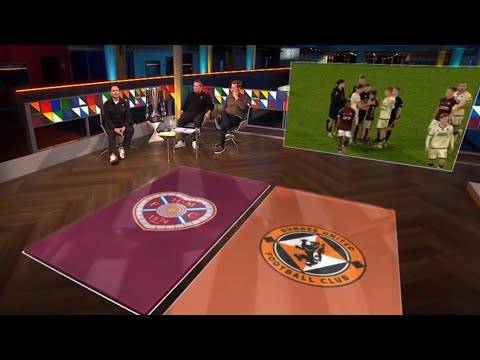 BBC Sportscene Highlights & Analysis | Hearts 1-1 Dundee United | Derek McInnes Side Slip Up