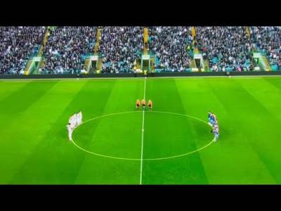 Celtic Fans BOO & PROTEST The Minutes Silence On Remembrance Sunday, Gets Cut Short After 20 Seconds Celtic Fans BOO & PROTEST The Minutes Silence On Remembrance Sunday, Gets Cut Short After 20 Seconds