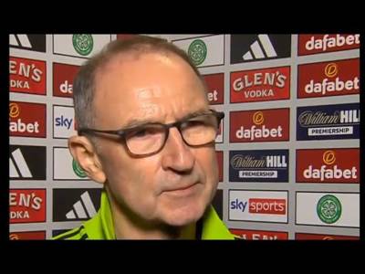 Martin O’Neill Reacts To His Future As Interim Manager After Celtic 4-0 Win Over Kilmarnock Martin O’Neill Reacts To His Future As Interim Manager After Celtic 4-0 Win Over Kilmarnock
