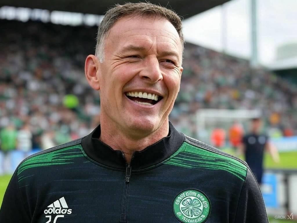Celtic hero Chris Sutton reacts to Rangers manager Danny Rohl’s embarrassing Dundee antics