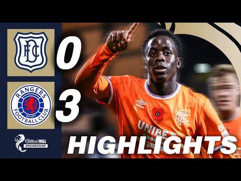 Dundee 0-3 Rangers | HIGHLIGHTS | William Hill Premiership Dundee 0-3 Rangers | HIGHLIGHTS | William Hill Premiership