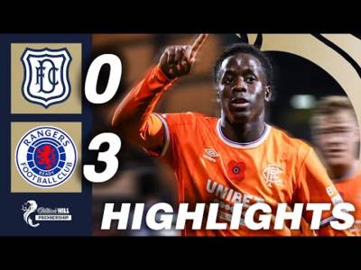 Dundee 0-3 Rangers | HIGHLIGHTS | William Hill Premiership