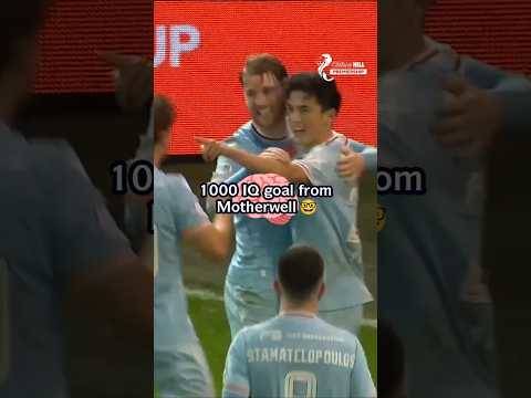 Motherwell’s QUICK-THINKING corner routine 🧠